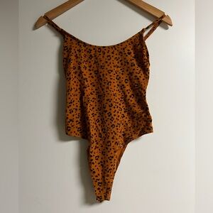 Leopard Print Bodysuit